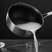 24cm 316L Stainless Steel Saucepan Compound Steel Honeycomb Nonstick Sauce Pan with Glass Lid 3.2L Pot Stay - Cool Handle Multipurpose Milk Saucepan, Induction Capable and Gas Stove - Amazingooh Wholesale