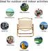 AMZ Folding Camping Chair, Portable Camping Chair, Lightweight Camping Backpacking Chair, Outdoor Beach Chair for Camping Hiking Garden Travel Beach Picnic BBQ Outdoor (Beige, Medium) - Amazingooh Wholesale