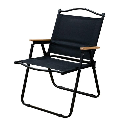 AMZ Folding Camping Chair, Portable Camping Chair, Lightweight Camping Backpacking Chair, Outdoor Beach Chair for Camping Hiking Garden Travel Beach Picnic BBQ Outdoor (Black, Medium) - Amazingooh Wholesale