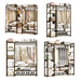 Bamboo Clothes Rack Garment Closet Storage Organizer Hanging Rail Shelf Dress room - Amazingooh Wholesale