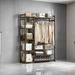 Bamboo Clothes Rack Garment Closet Storage Organizer Hanging Rail Shelf Dress room - Amazingooh Wholesale