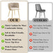 Ivory Modern Hand Weaving Dining Chairs,Velvet Upholstered Side Chairs with Gold Legs, Chic Vanity Chairs with Armrest, Accent Chair for Dining Room, and Cafe Set of 2 - Amazingooh Wholesale