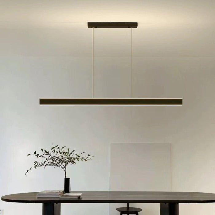 Modern Minimalist Trapezoid Pendant Light Adjustable LED Bar Light for Dining Room and Kitchen - Amazingooh Wholesale