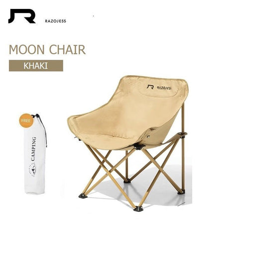 RAZOJESS Moon Chair for Outdoor Camping Fishing Picnic (Green/Sky Blue/Khaki) (Copy) - Amazingooh Wholesale