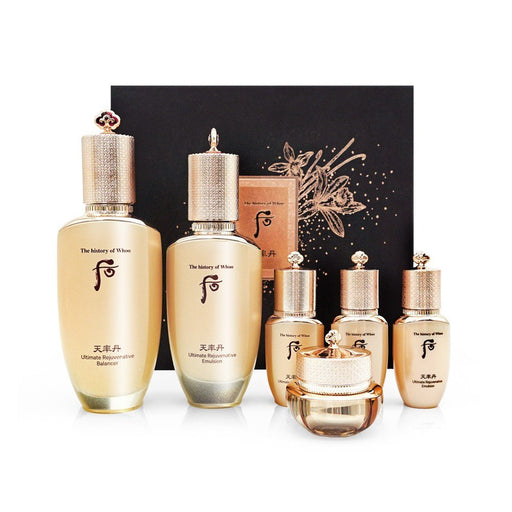 The History Of Whoo Cheonyuldan Hwayul Cheonyuldan Rejuvenating Skin care Christmas Special Set 6pcs - Amazingooh Wholesale