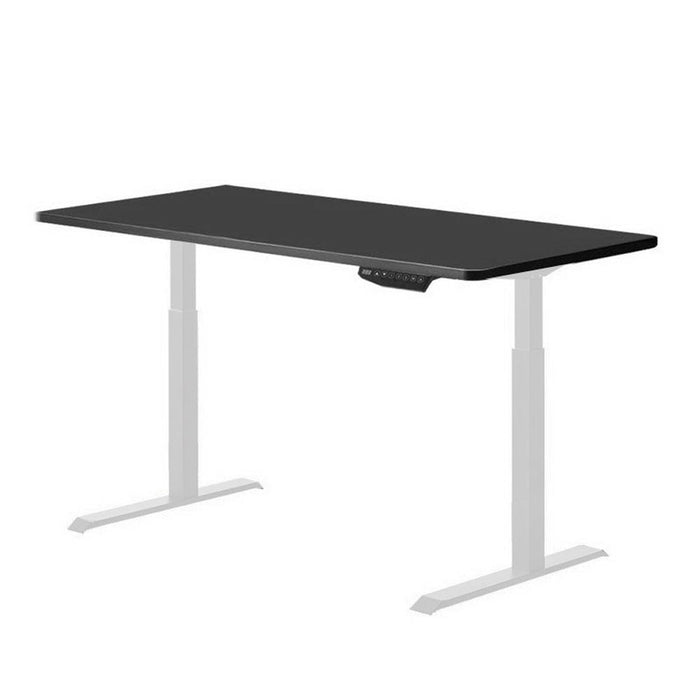 160cm Standing Desk Height Adjustable Sit Stand Motorised Single Motor Frame Top - amazingooh