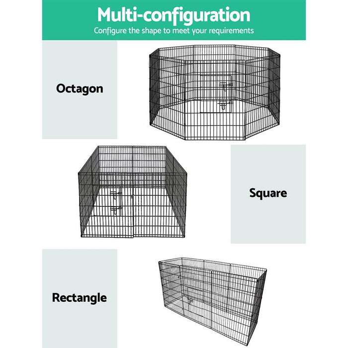 i.Pet Pet Dog Playpen 36" 8 Panel Puppy Exercise Cage Enclosure Fence - Amazingooh Wholesale