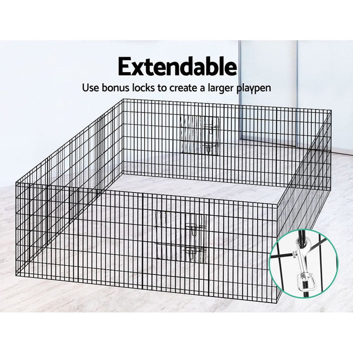 i.Pet Pet Dog Playpen 36" 8 Panel Puppy Exercise Cage Enclosure Fence - Amazingooh Wholesale