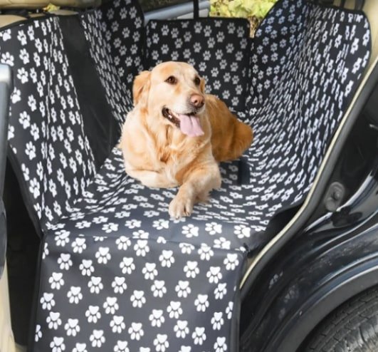 Waterproof Pet Car Seat Cover Hammock Black With Mesh Window - Amazingooh Wholesale